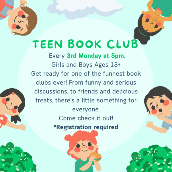 Teen Book Club Graphic