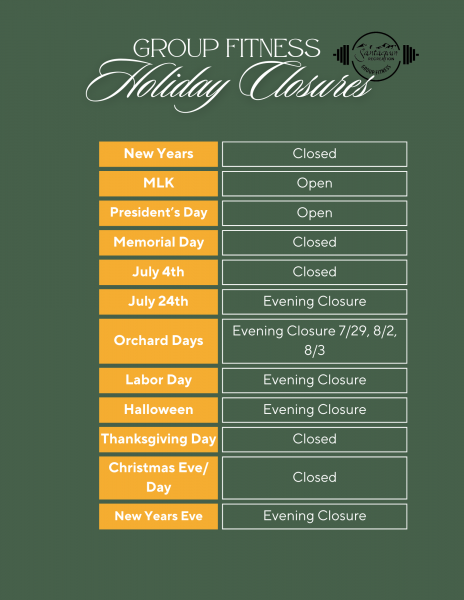 Holiday Closures