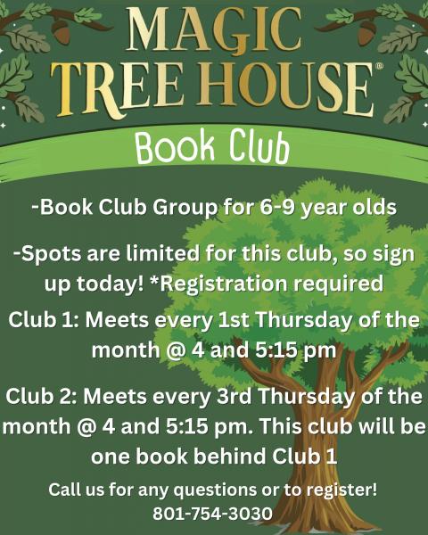 Magic Tree House Book Club graphic